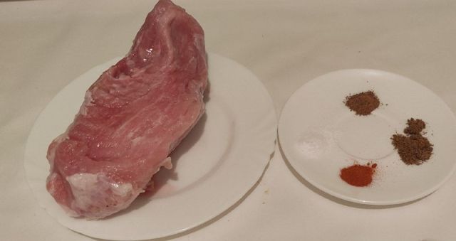 Бастурма из свинины в духовке — пошаговый рецепт | GOTOVIM