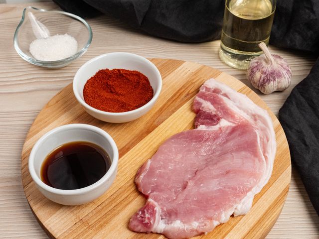 Свинина в соевом маринаде, пошаговый рецепт на ккал, фото, ингредиенты - Оксана Чуб
