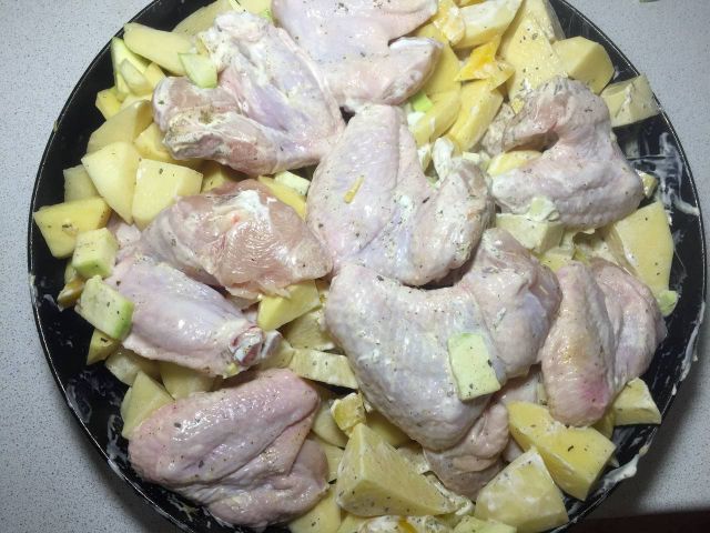 Вариант 2: Новый рецепт курицы, запеченной с кабачками в духовке