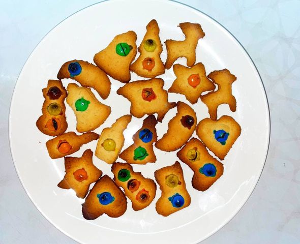 Детское печенье с формочками