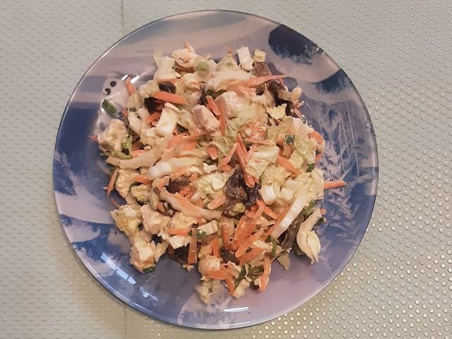 Рецепт: Салат овощной - 21 ккал на 100 грамм